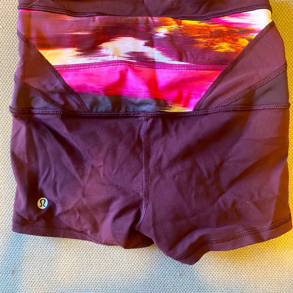 Lululemon workout shorts